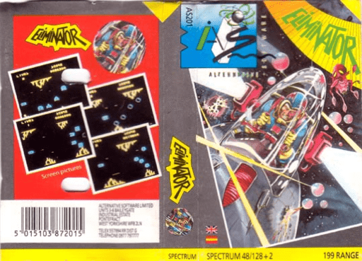 Eliminator box art for ZX Spectrum